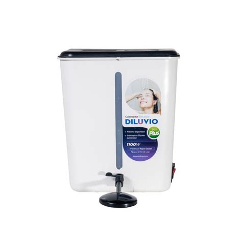 CALEFON DILUVIO PVC 25 LTS R/ACERO