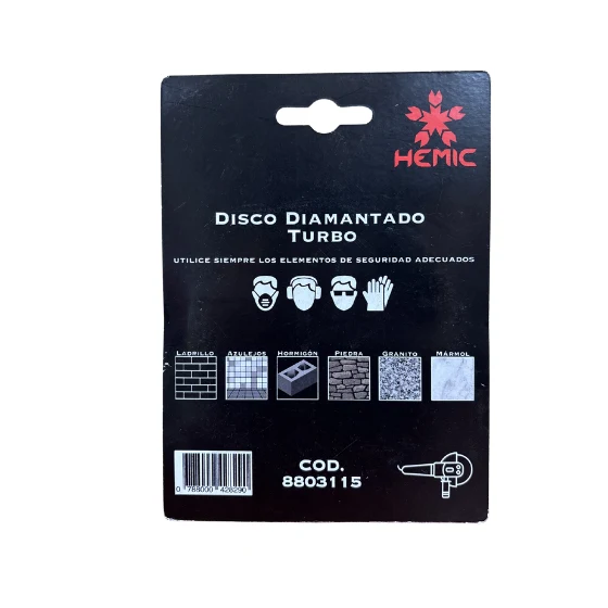 DISCO BRACO DIAMANTADO TURBO 115 MM