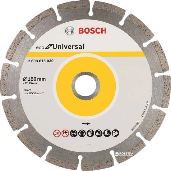 DISCO BRACO DIAMANTADO UNIVERSAL 180 MM