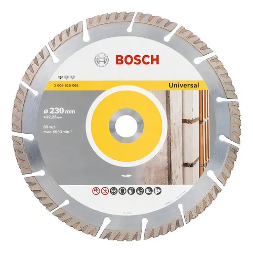 DISCO BRACO DIAMANTADO UNIVERSAL 230 MM