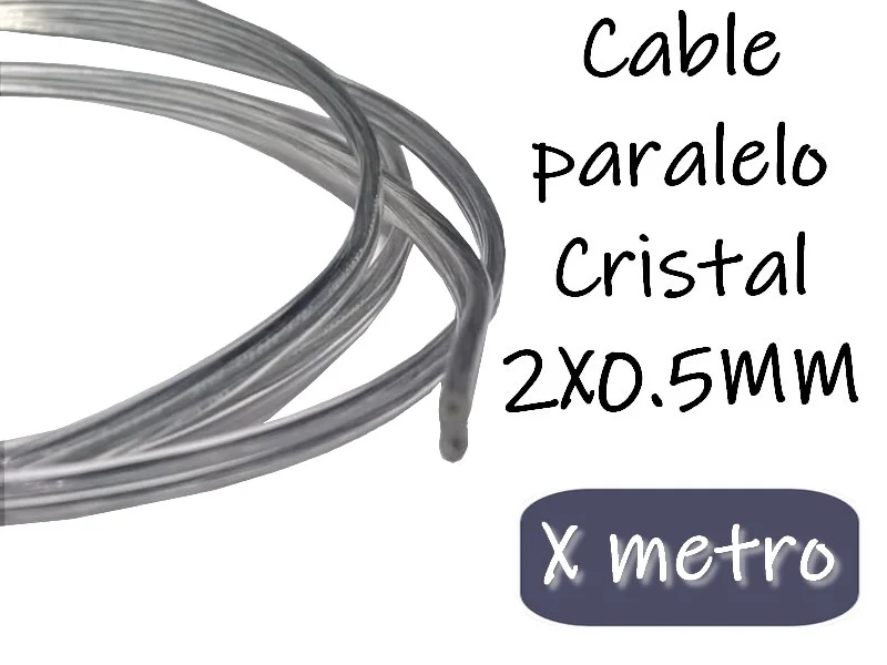 CABLE CRISTAL x MT. 2 x 0.50