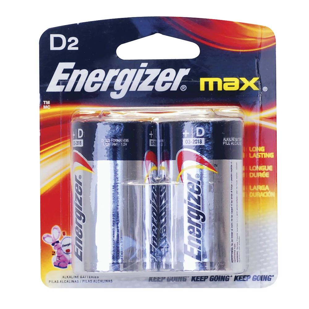 PILA ENERGIZER  D2 x U (E95)