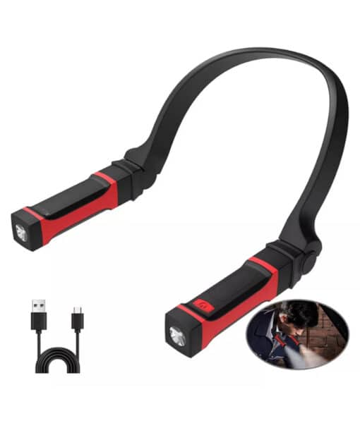 LINTERNA DOBLE DE CUELLO RECARG. USB