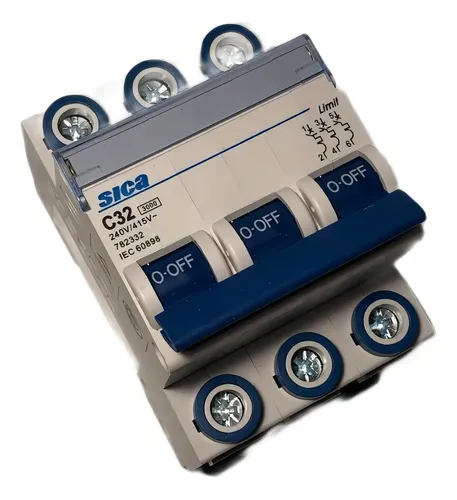 LLAVE TERMICA SICA TRIPOLAR 32 AMP
