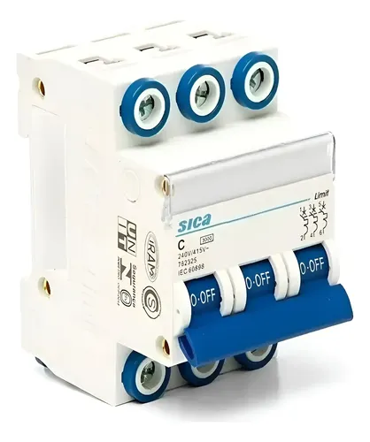 LLAVE TERMICA SICA TRIPOLAR 63 AMP