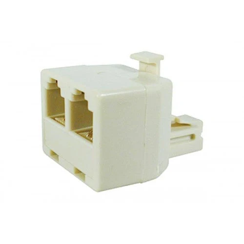 ADAPTADOR P/ TELEFONO 1 ENT. 2 SAL.