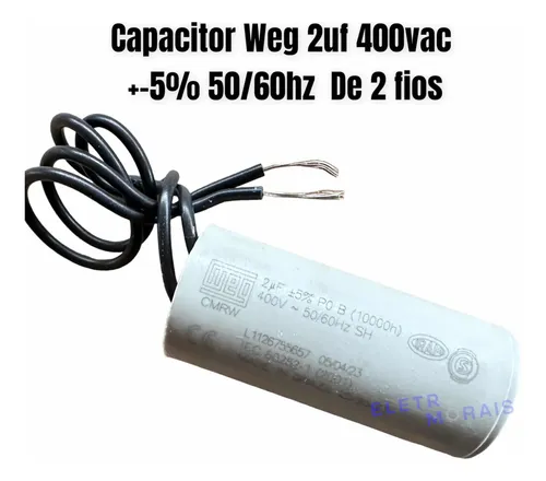 CAPACITOR VENTILADOR 2 UF 400v
