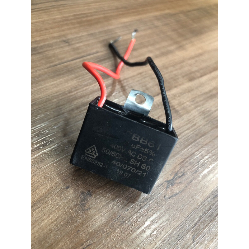 CAPACITOR VENTILADOR 3 UF 400v