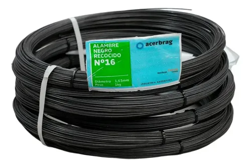 ALAMBRE RECOCIDO NEGRO x kg. N§ 16