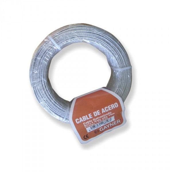 CABLE DE ACERO 6 MM X MT