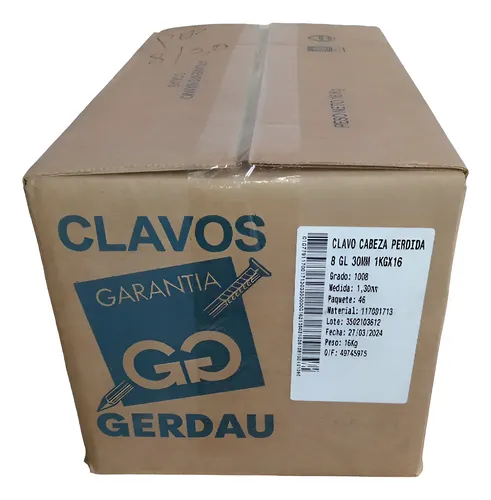 CLAVO CABEZA PERDIDA x kg. 8/30