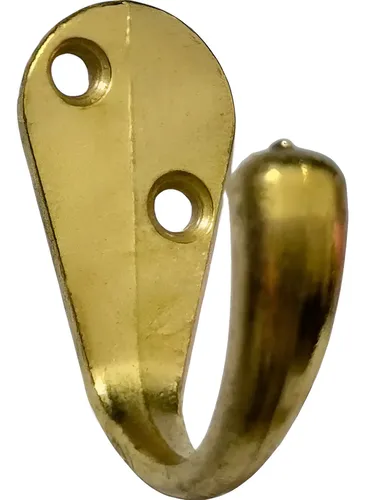 PERCHA 1 GANCHO ZAMAC DORADO 260/D
