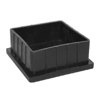 REGATON CUADRADO NEGRO 50 X 50 P / INTERIOR