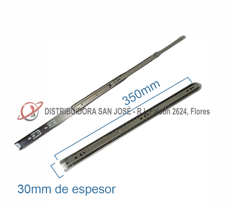 CORREDERA TELESCOPICA 350MM BRZ-1935-Z