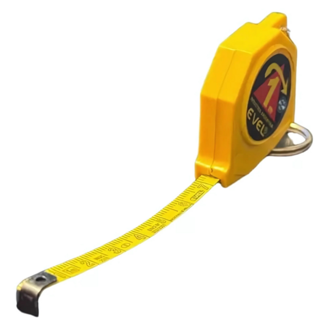 CINTA METRICA EVEL LLAVERO BOX x 1MT
