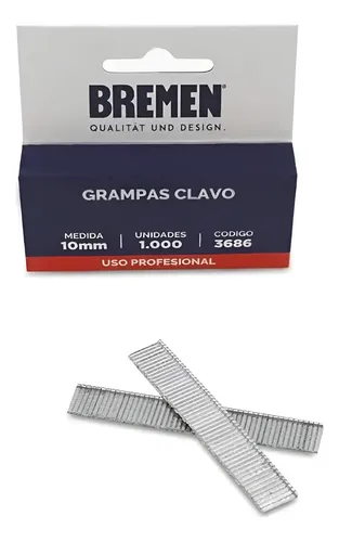 GRAMPAS CLAVO BREMEN 10MM 3686