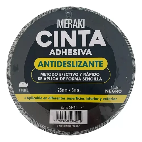 CINTA ANTIDELIZANTE 25mm x 5MT MERAKI