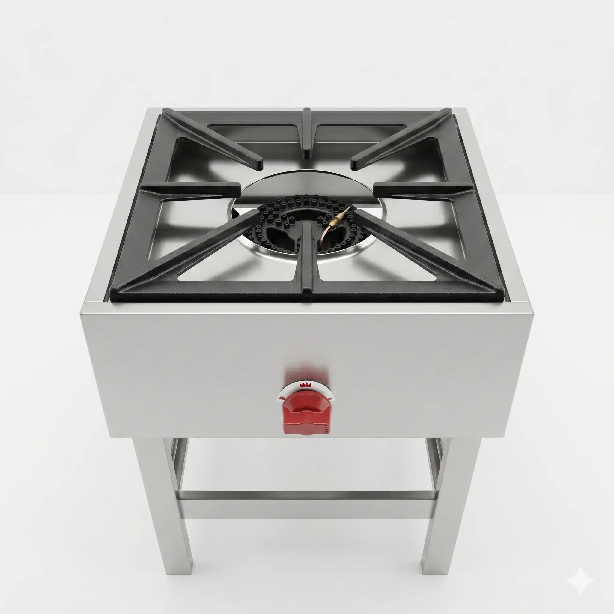 ANAFE ACERO INOX. 1 H GE
