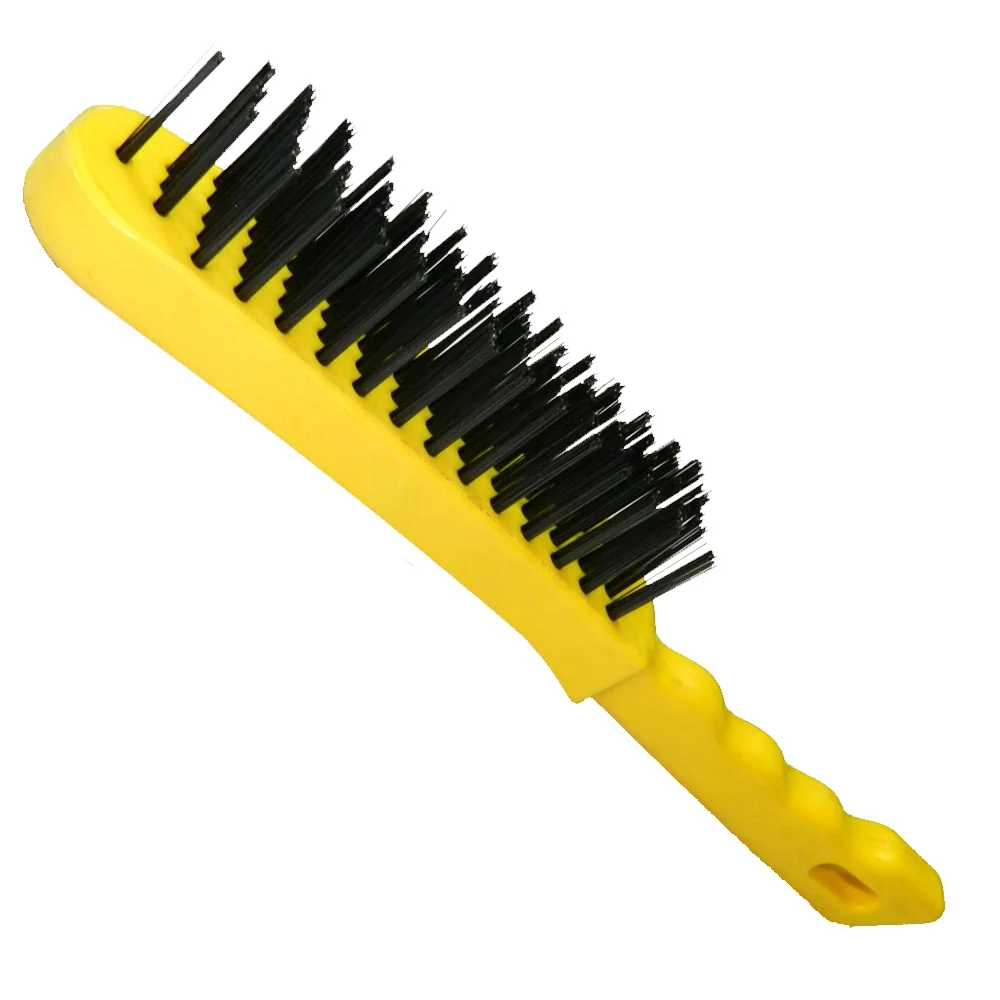 CEPILLO ALAMBRE BCE. C/MANGO PLASTICO.