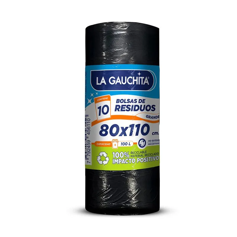 BOLSA P/RESIDUOS 80x110 x 10 U