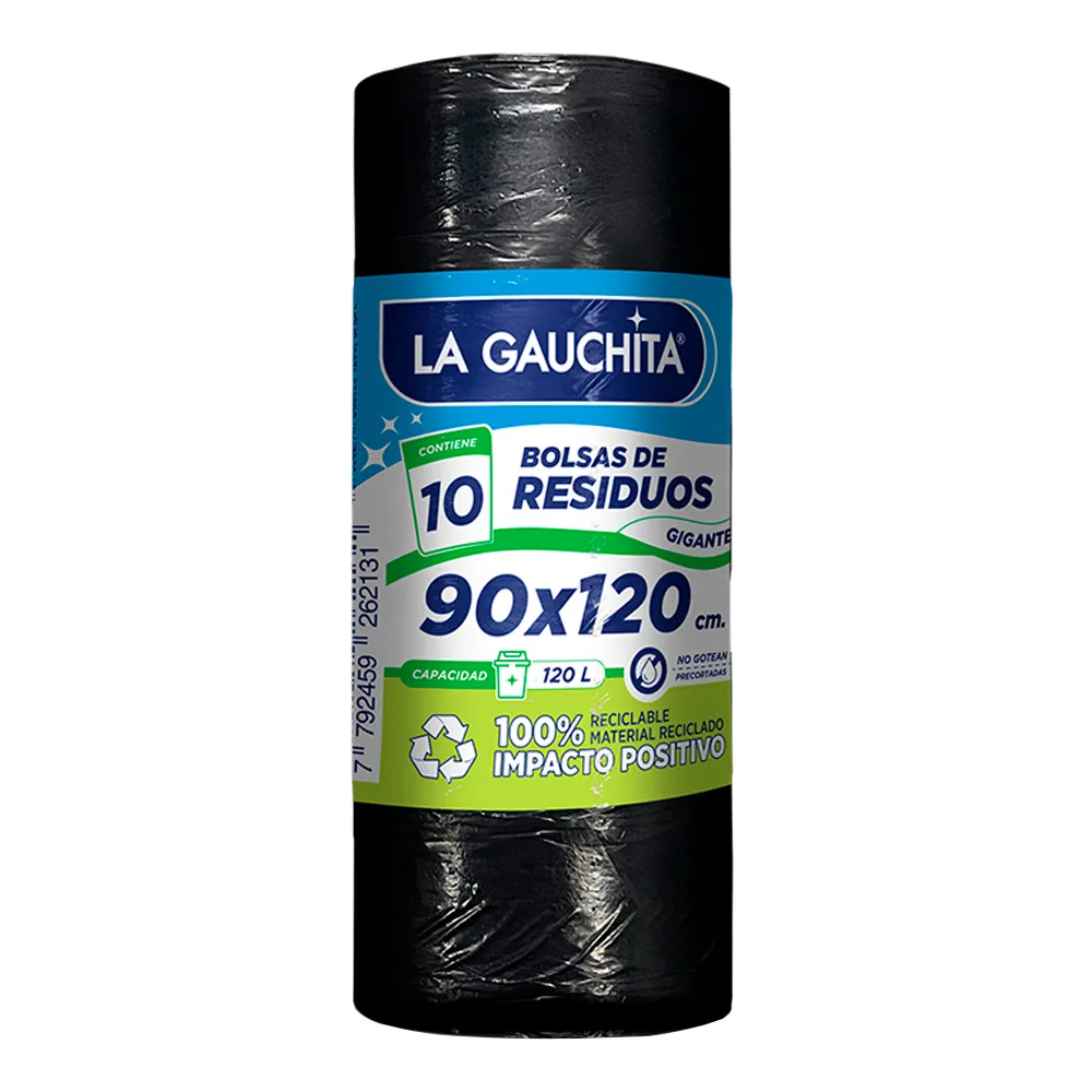 BOLSA P/RESIDUOS 90x120 x 10 U