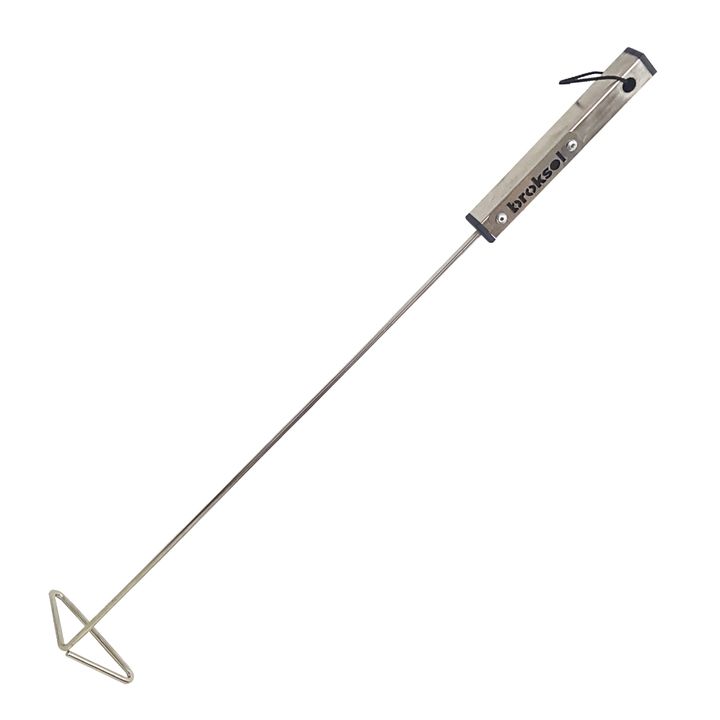 ATIZADOR LARGO PARRILLERO NIQUELADO 6119