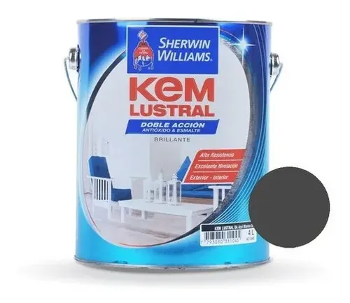 KEM LUSTRAL ESMALTE SINT. ALUMINIO x 4 LTS
