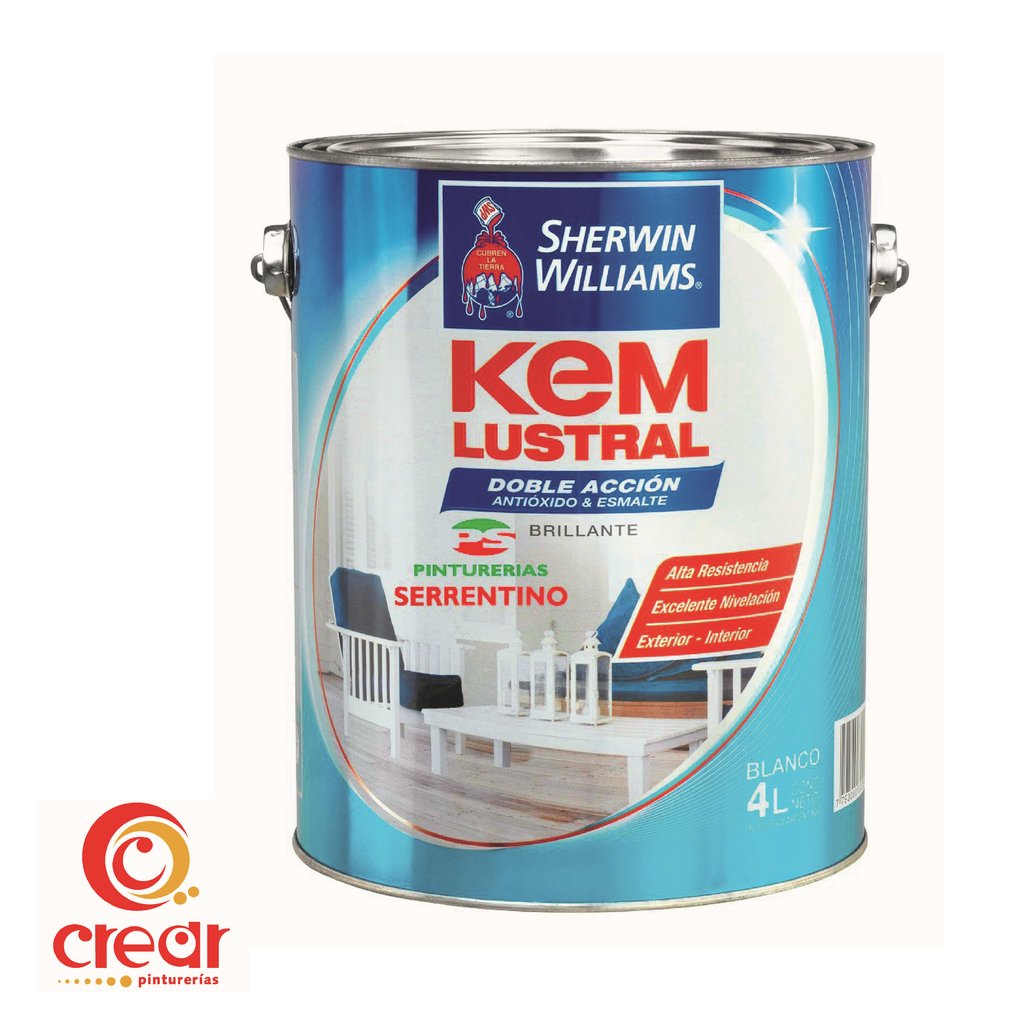 KEM LUSTRAL ESMALTE SINT. DA ALUMINIO x 1 LT