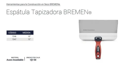 ESPATULA TAPIZADORA 12