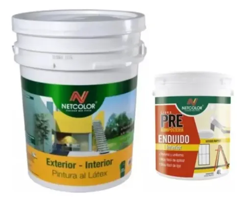 NETCOLOR ENDUIDO EXT. x 4 LT