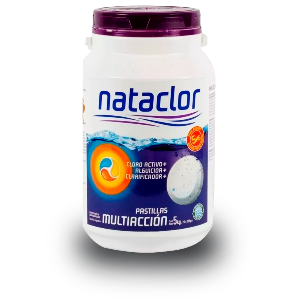 CLORO EN PASTILLAS T. ACCION 200GR. x 5 KG
