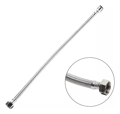 FLEXIBLE AGUA ACERO INOX 1/2 x 40