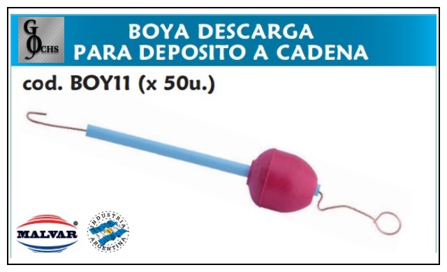 BOYA DESCARGA  DEPOSITO A CADENA