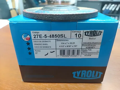 DISCO C/D TYROLIT O/A 114x7